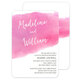 Pink Big Swash Invitations Image 6 of 8